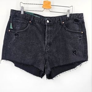 Wild Fable Black Super-High-Rise Jean Shorts NWT Size 17